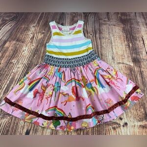 Matilda Jane Custom Conversion Unicorn Tank Dress